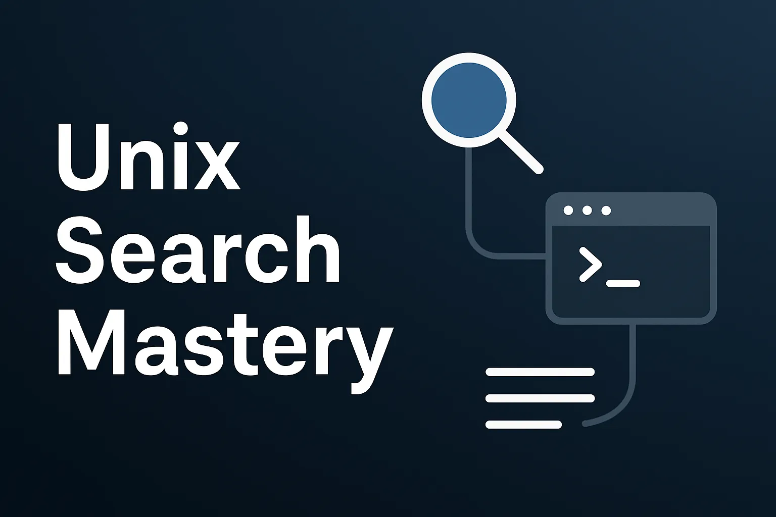 Finding needles in Unix haystacks